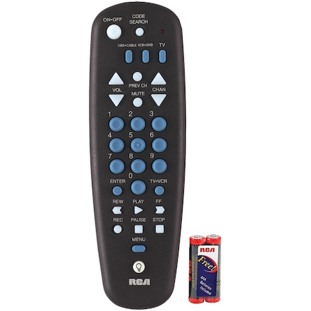 Rca Universal Ergonomic 3-Device Remote RCU300TR